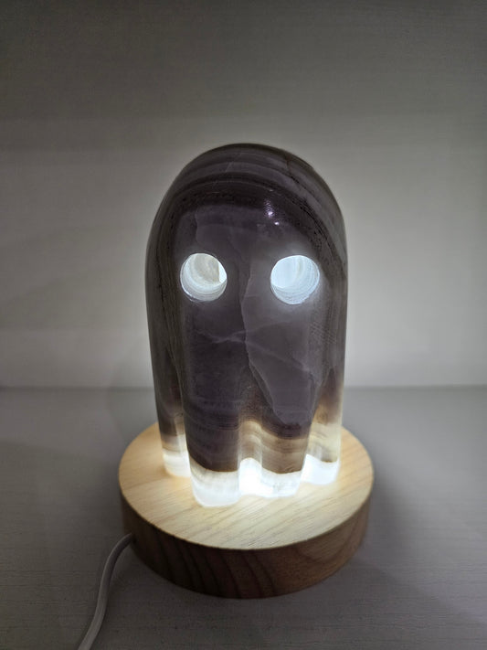 Grey Onyx Ghost Lamp #2