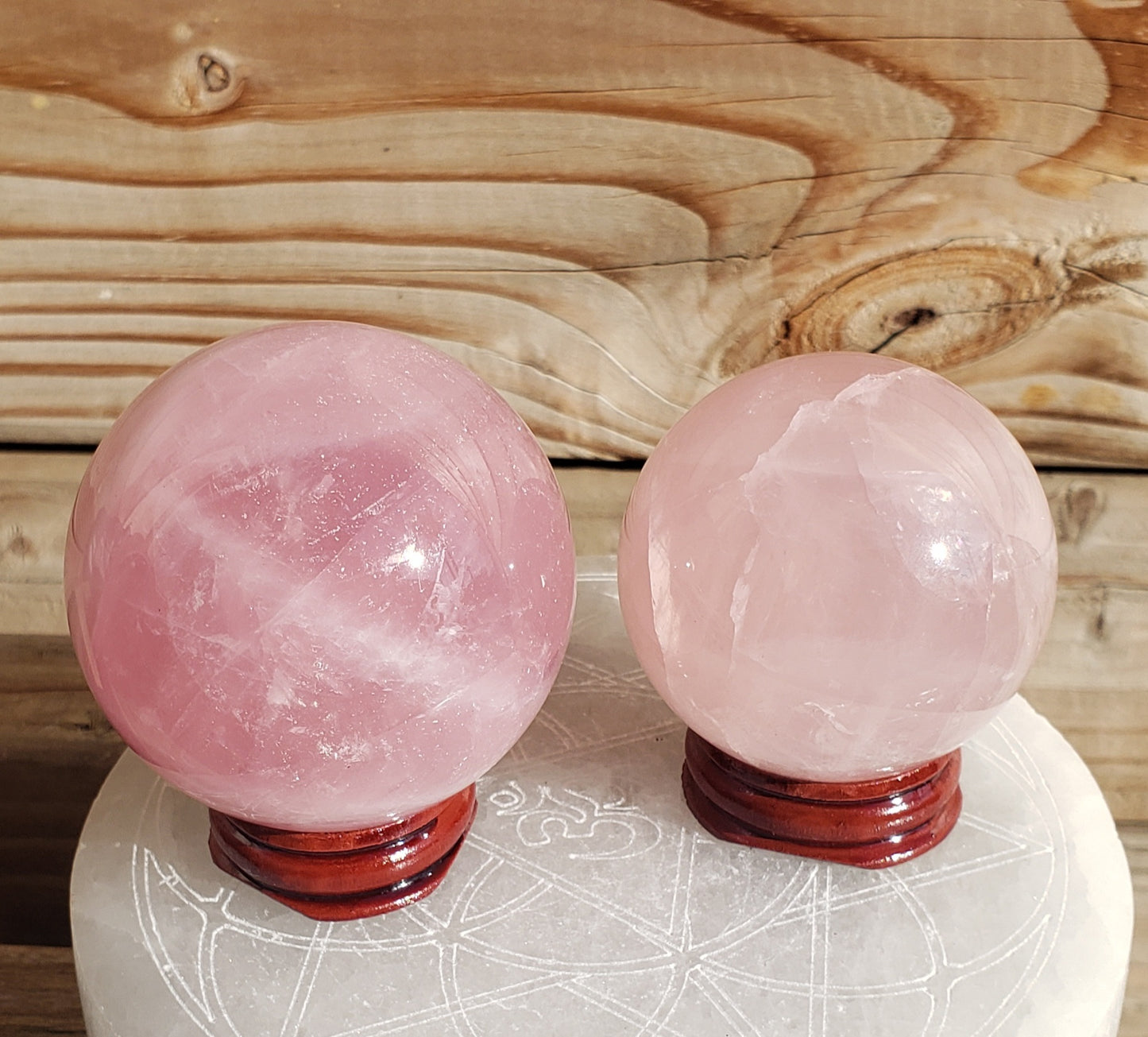 Large Rose Quartz Sphere (A)