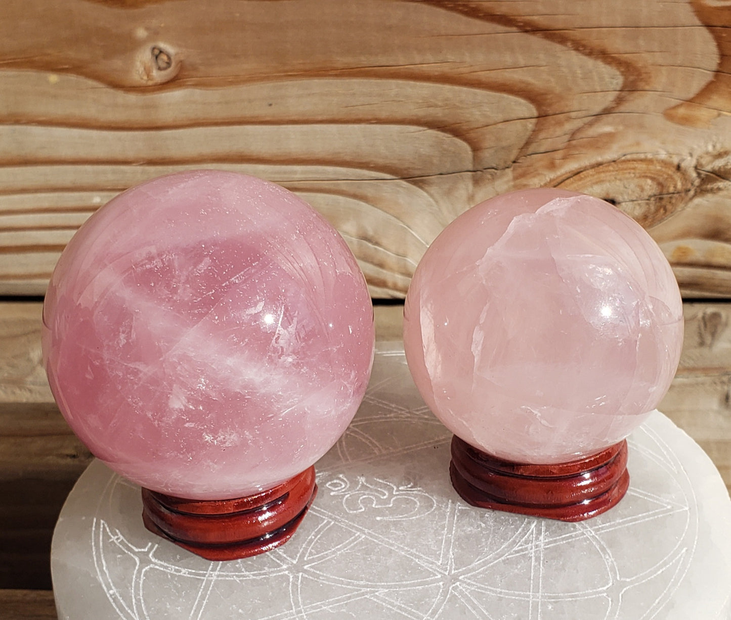 Large Rose Quartz Sphere (A)