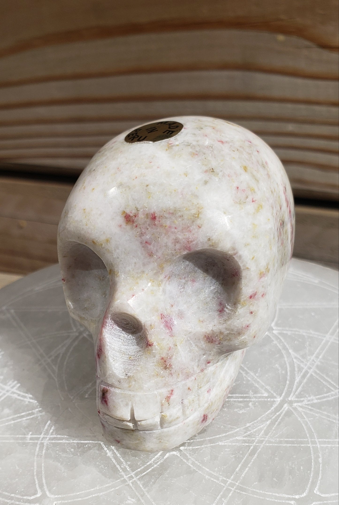 Cinnabarite Skull